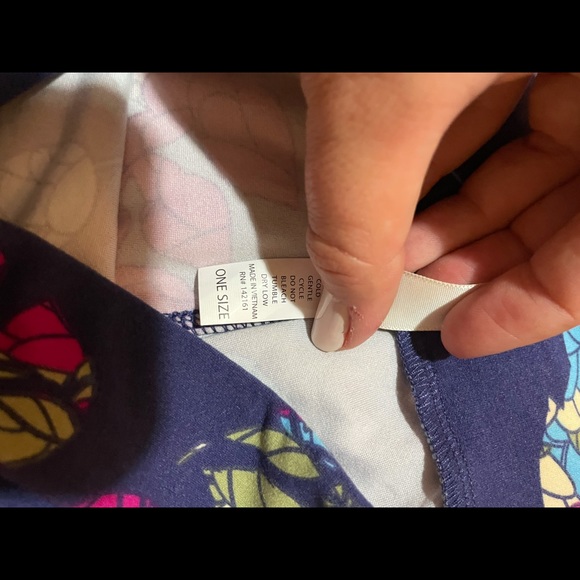 Lularoe Floral Leggings - Picture 6 of 6